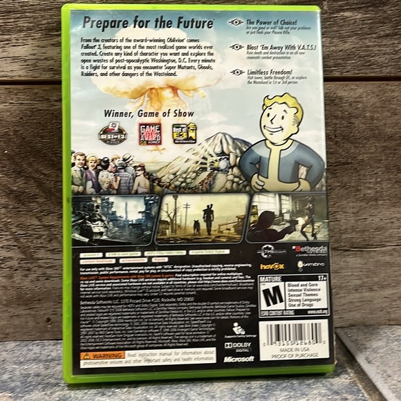 5 for $60 - Fallout 3 for Xbox 360 - Picture 4 of 4